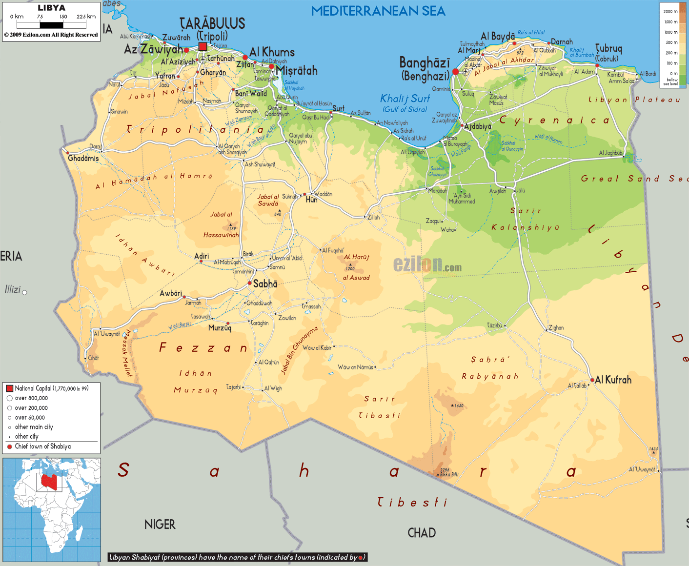 bedouin map